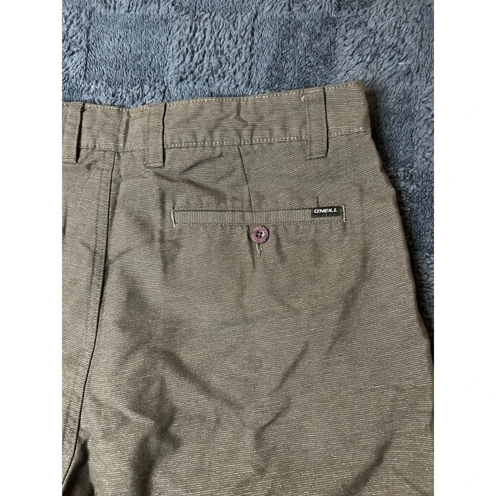 O'Neill Shorts Men‎ Size 34 Gray Regular Fit Breathable Polyester Viscose